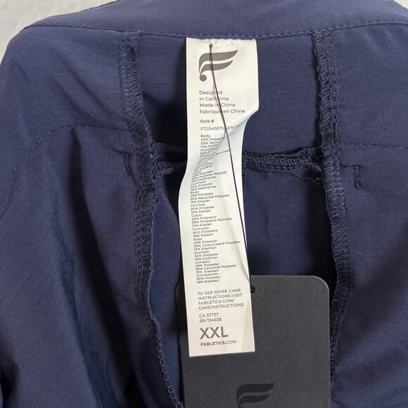 Fabletics Men's The Only Pant in Classic Navy NWT Size XXL - Picture 4 of 4